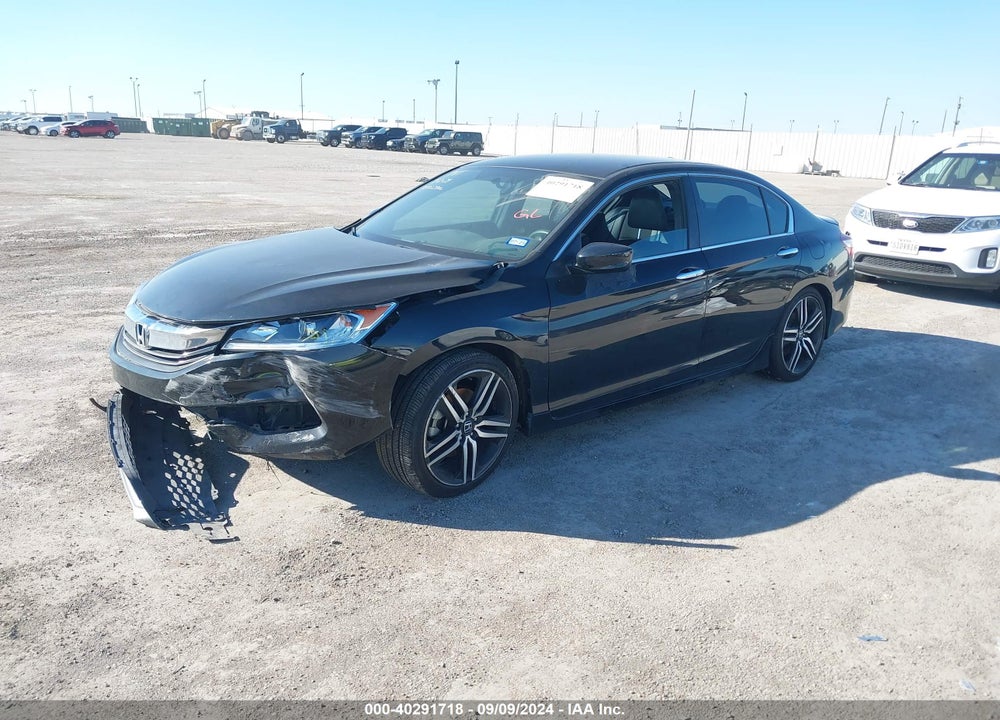 2016 HONDA ACCORD SPORT VIN: 1HGCR2F55GA129424