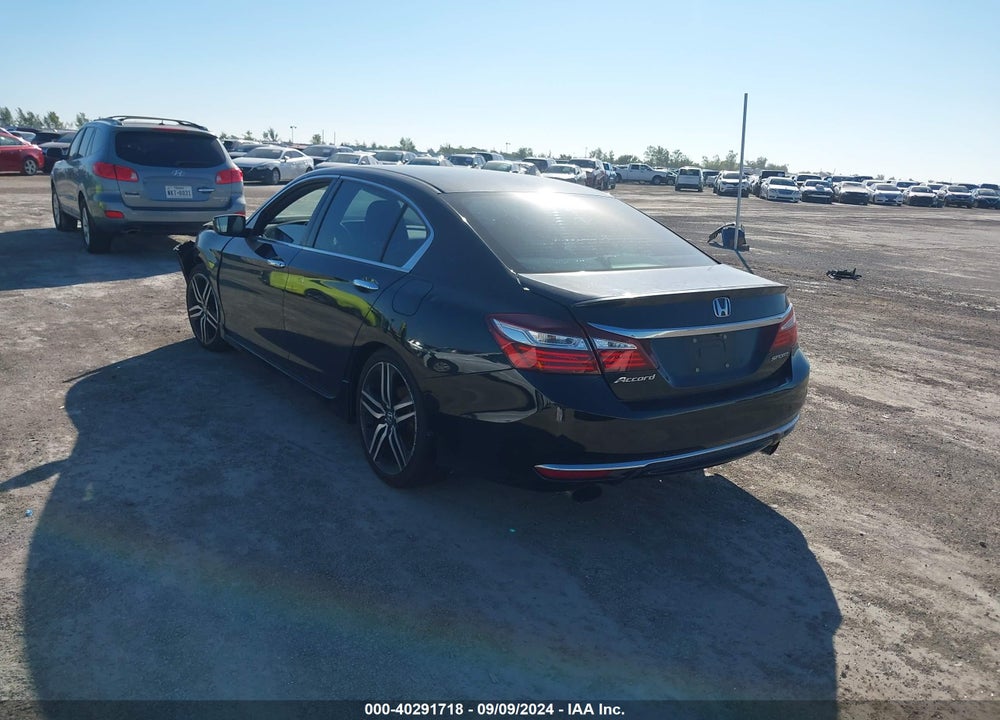 2016 HONDA ACCORD SPORT VIN: 1HGCR2F55GA129424