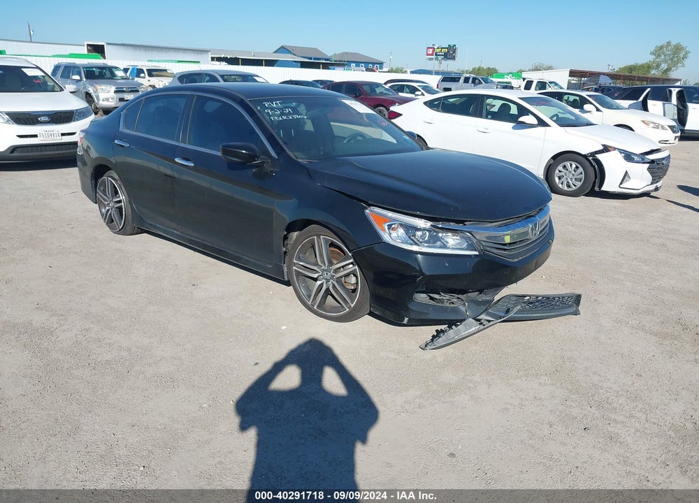 2016 HONDA ACCORD SPORT VIN: 1HGCR2F55GA129424