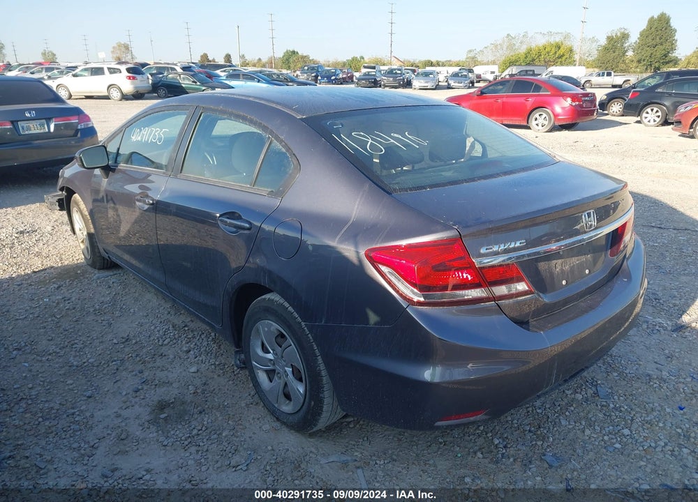 2015 HONDA CIVIC LX VIN: 19XFB2F53FE118496