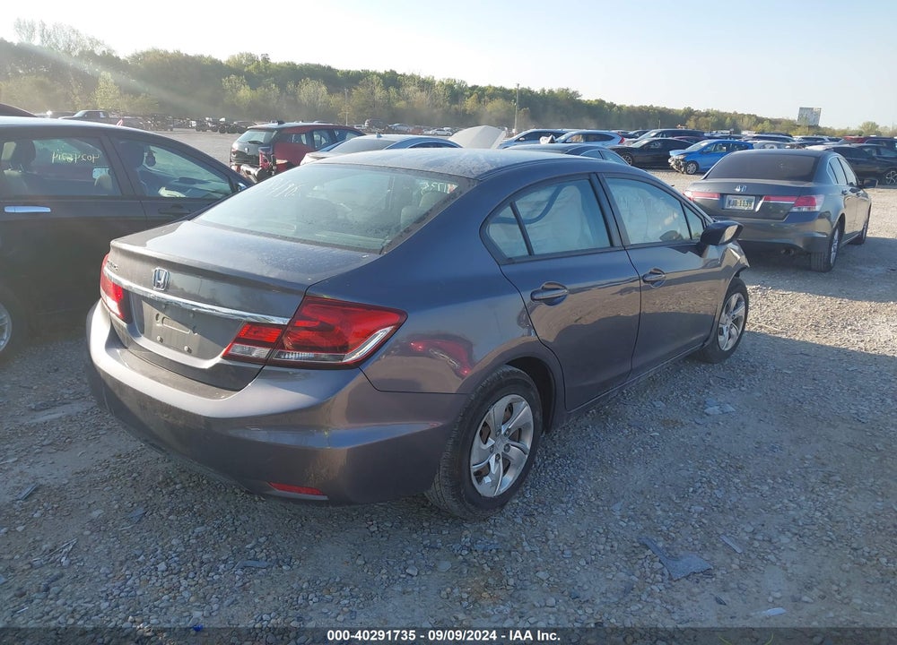 2015 HONDA CIVIC LX VIN: 19XFB2F53FE118496