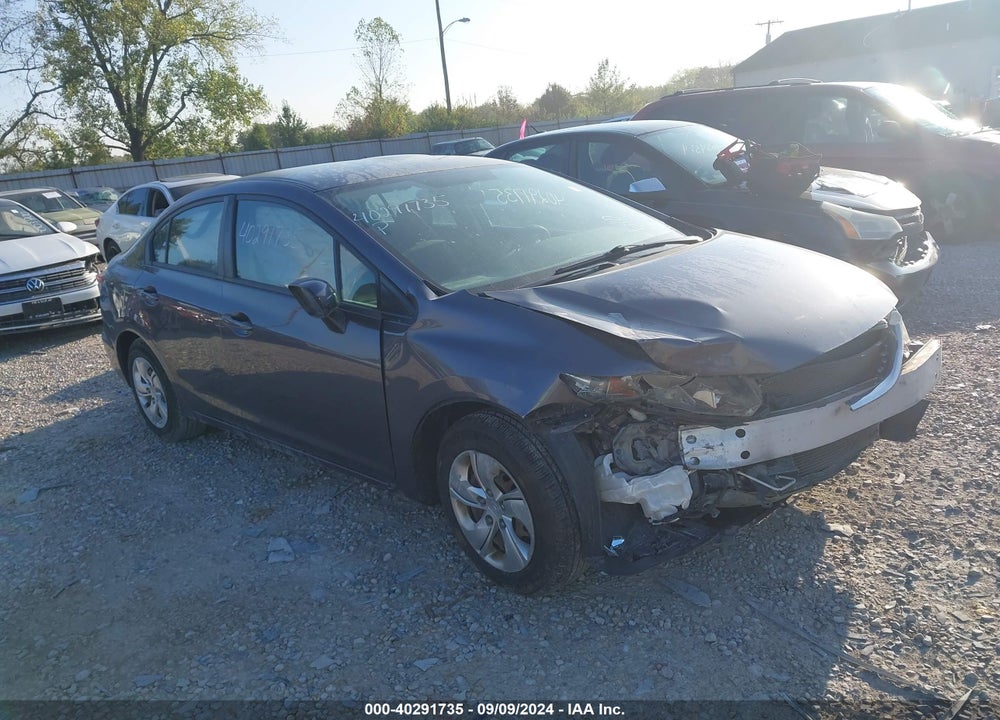 2015 HONDA CIVIC LX VIN: 19XFB2F53FE118496
