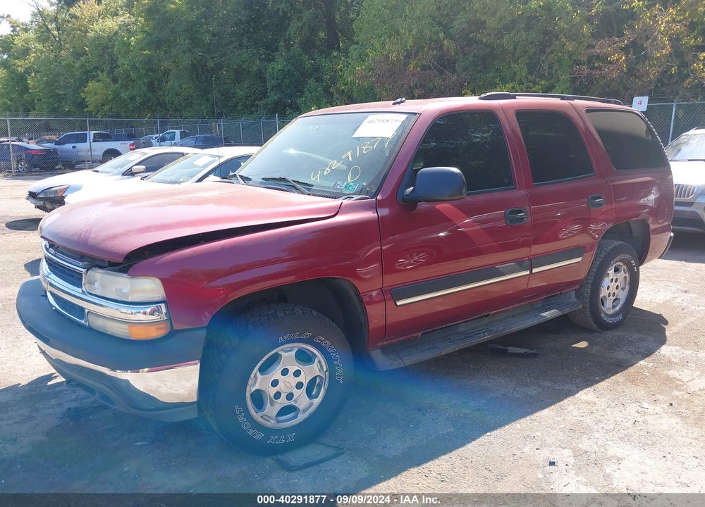 2005 CHEVROLET TAHOE LS VIN: 1GNEK13T55J191077