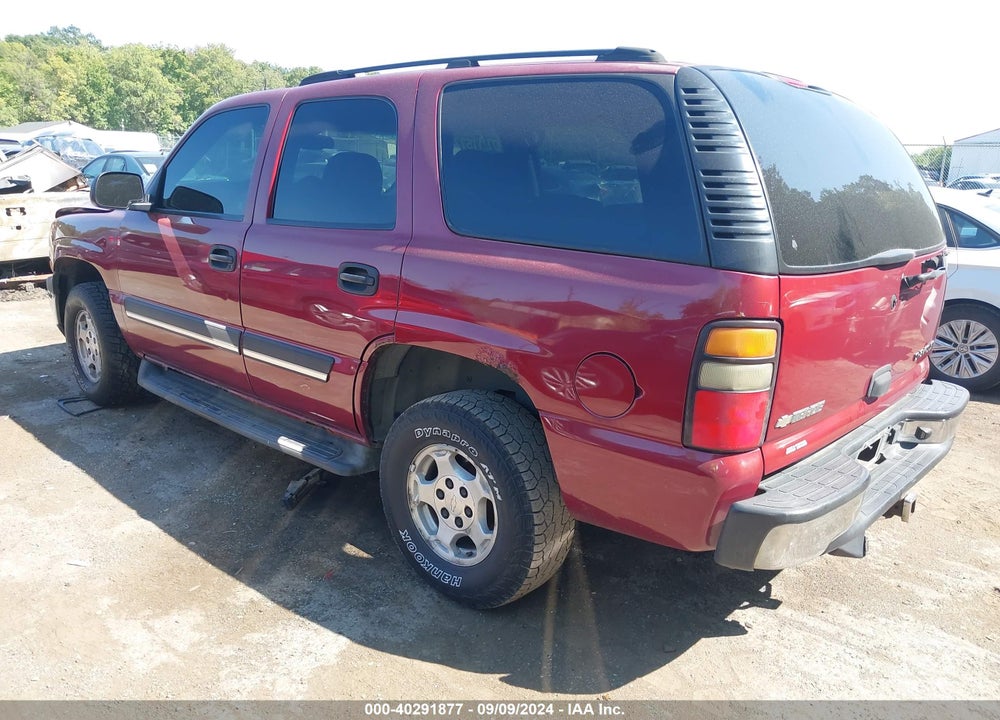 2005 CHEVROLET TAHOE LS VIN: 1GNEK13T55J191077