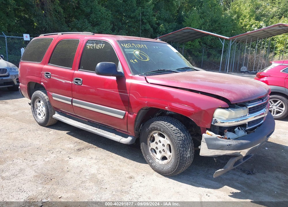 2005 CHEVROLET TAHOE LS VIN: 1GNEK13T55J191077