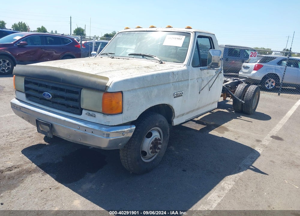 1987 FORD F350 VIN: 2FDKF37L2HCA32151