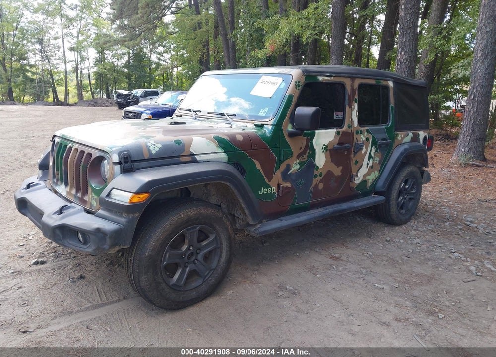 2019 JEEP WRANGLER UNLIMITED SPORT S 4X4 VIN: 1C4HJXDGXKW661874