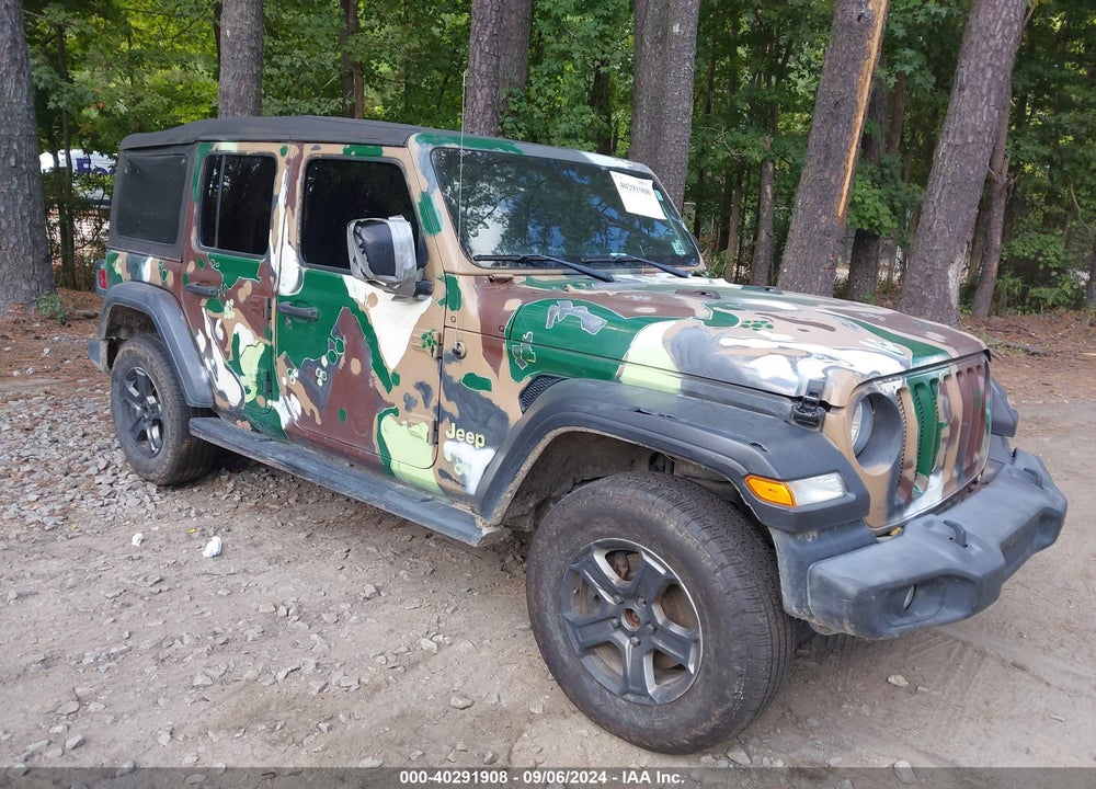 2019 JEEP WRANGLER UNLIMITED SPORT S 4X4 VIN: 1C4HJXDGXKW661874
