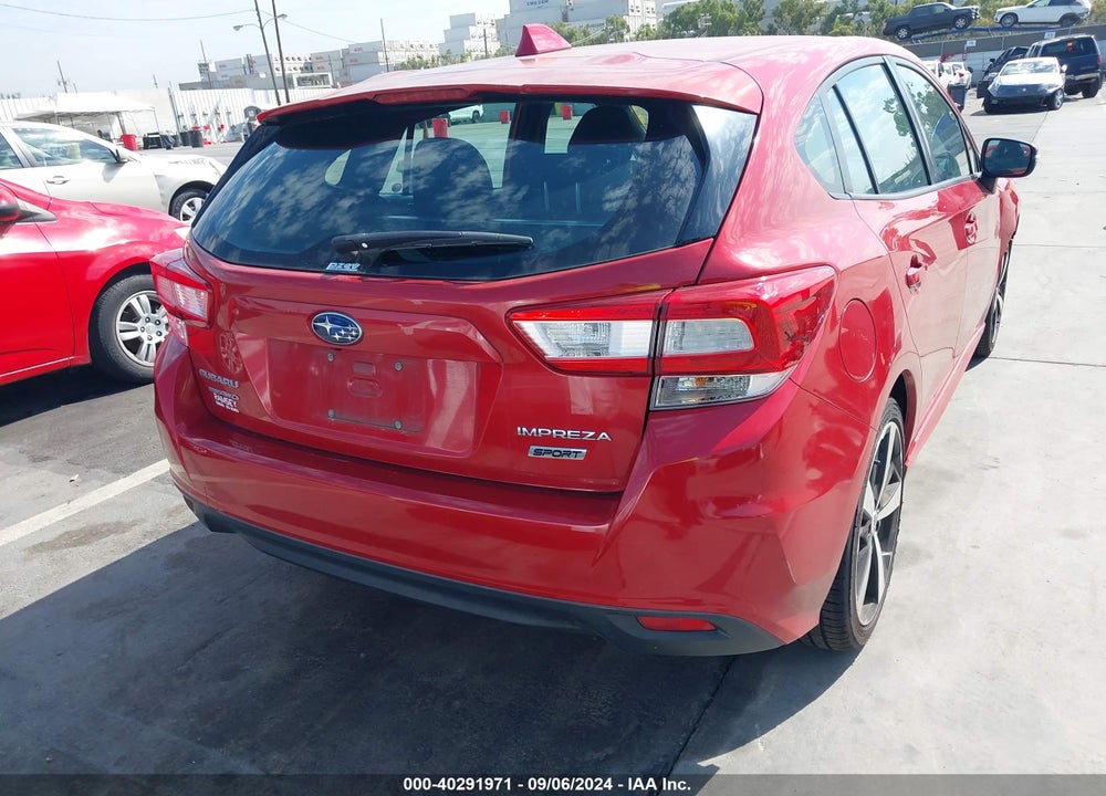 2017 SUBARU IMPREZA 2.0I SPORT VIN: 4S3GTAK64H3737130