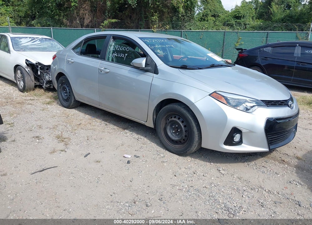 2016 TOYOTA COROLLA S VIN: 2T1BURHE3GC693986