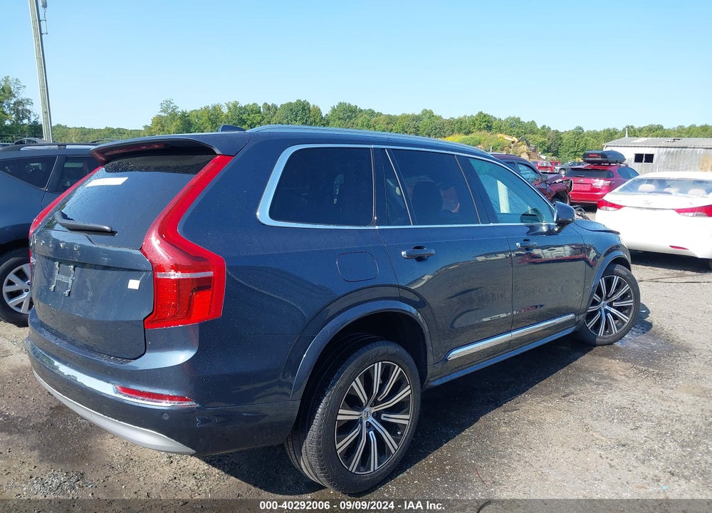 2022 VOLVO XC90 RECHARGE PLUG-IN HYBRID T8 INSCRIPTION 7 PASSENGER VIN: YV4BR0CLXN1816555