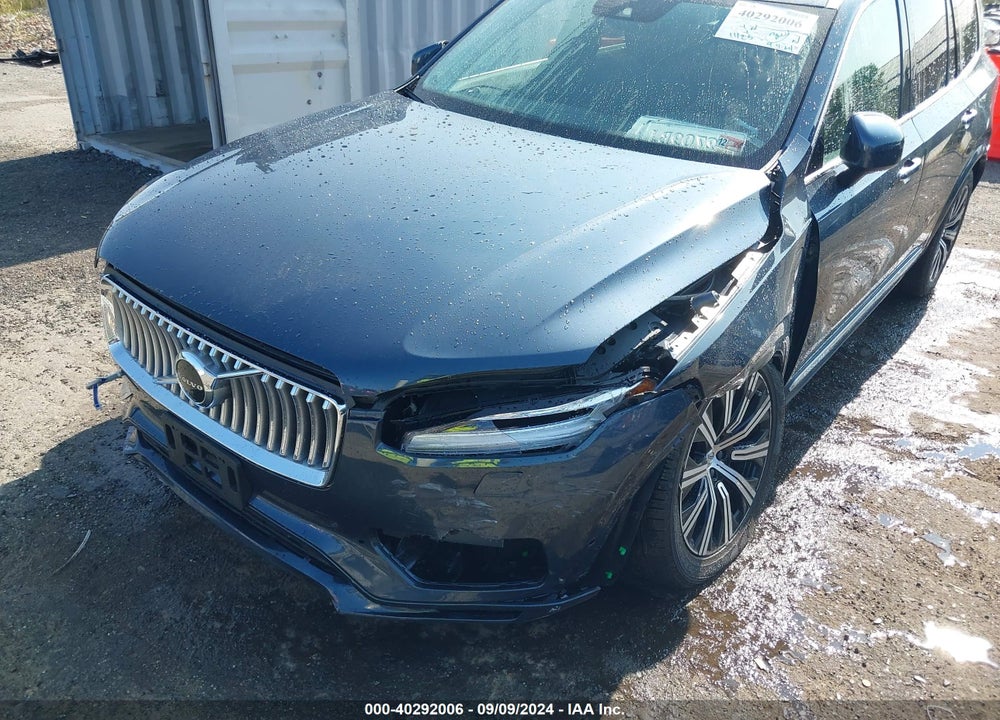 2022 VOLVO XC90 RECHARGE PLUG-IN HYBRID T8 INSCRIPTION 7 PASSENGER VIN: YV4BR0CLXN1816555