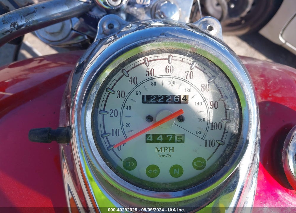 2007 YAMAHA XVS650 VIN: JYAVM01E27A108561