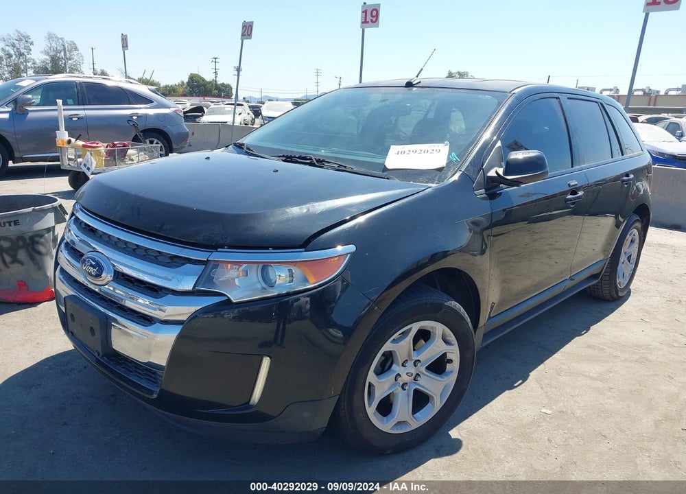 2013 FORD EDGE SEL VIN: 2FMDK3J92DBA26187