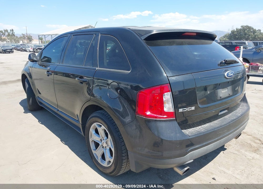 2013 FORD EDGE SEL VIN: 2FMDK3J92DBA26187
