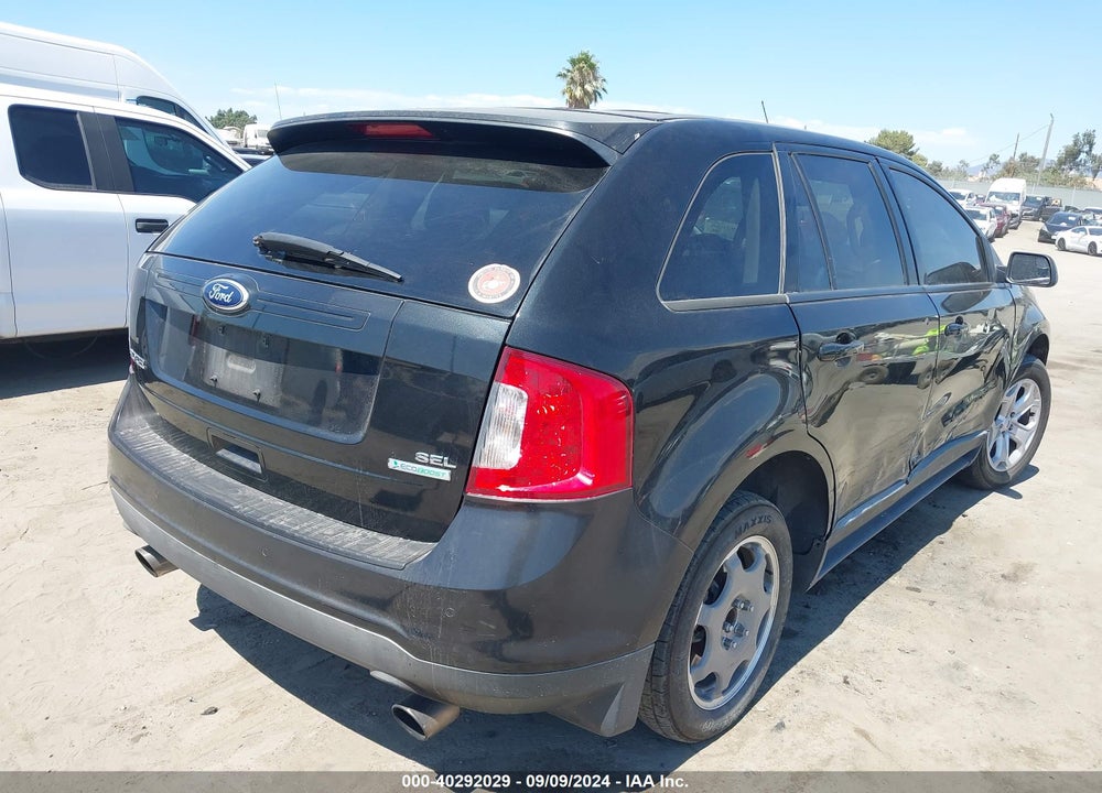 2013 FORD EDGE SEL VIN: 2FMDK3J92DBA26187