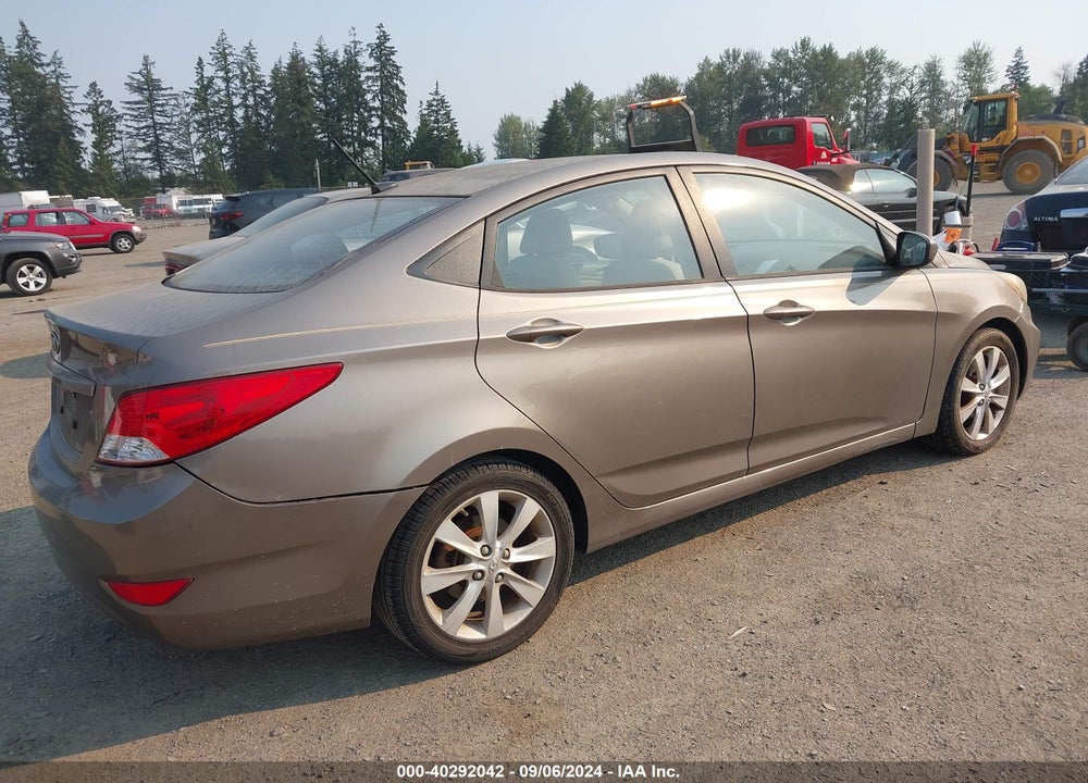 2012 HYUNDAI ACCENT GLS VIN: KMHCT4AE0CU163049