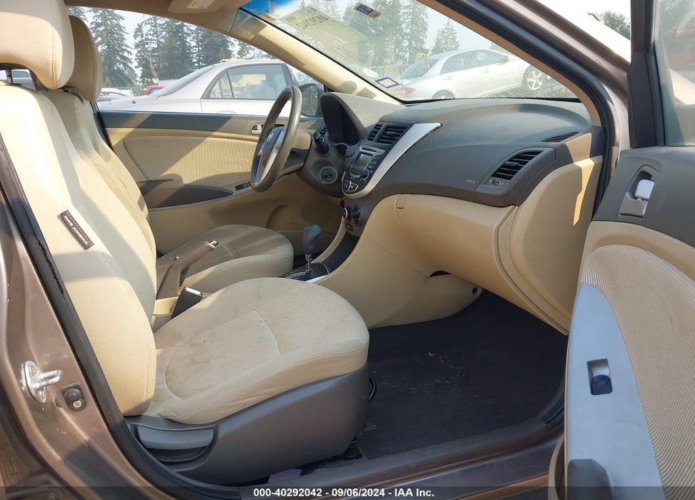 2012 HYUNDAI ACCENT GLS VIN: KMHCT4AE0CU163049