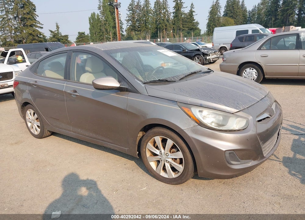 2012 HYUNDAI ACCENT GLS VIN: KMHCT4AE0CU163049