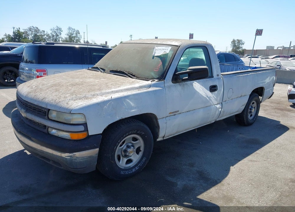 2002 CHEVROLET SILVERADO 1500 COMMERCIAL VIN: 1GCEC14VX2E130396