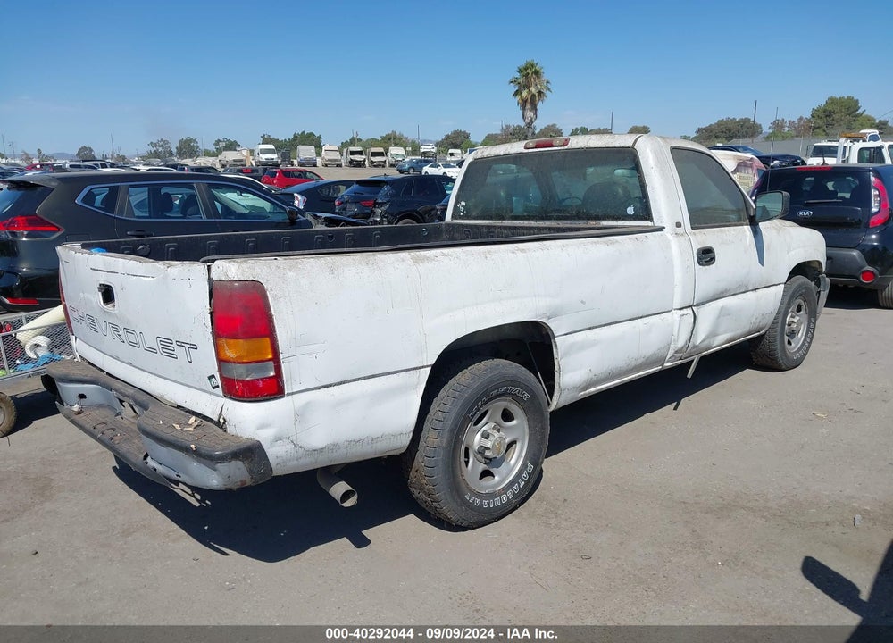 2002 CHEVROLET SILVERADO 1500 COMMERCIAL VIN: 1GCEC14VX2E130396