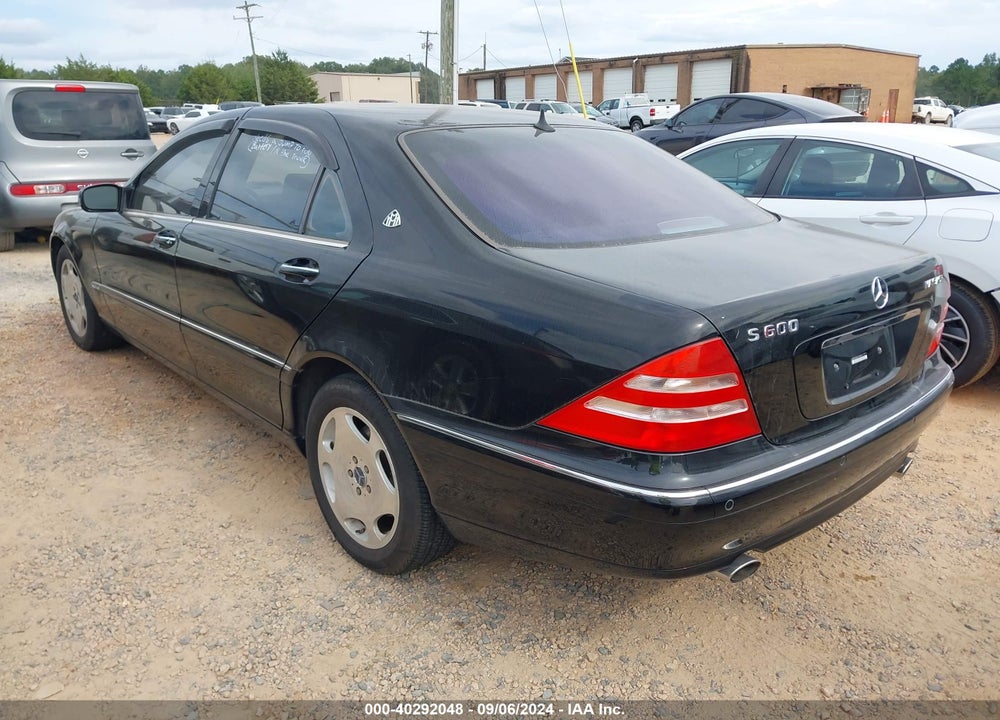 2001 MERCEDES-BENZ S-CLASS BASE A5 VIN: WDBNG78J81A195718