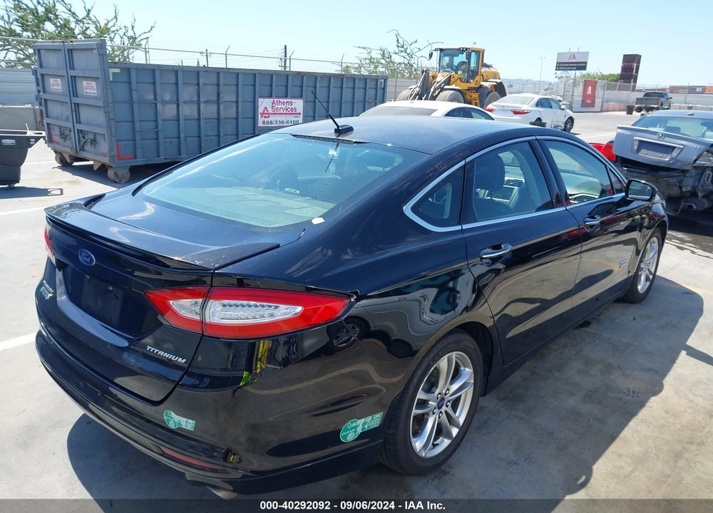 2016 FORD FUSION ENERGI TITANIUM VIN: 3FA6P0SU2GR106245