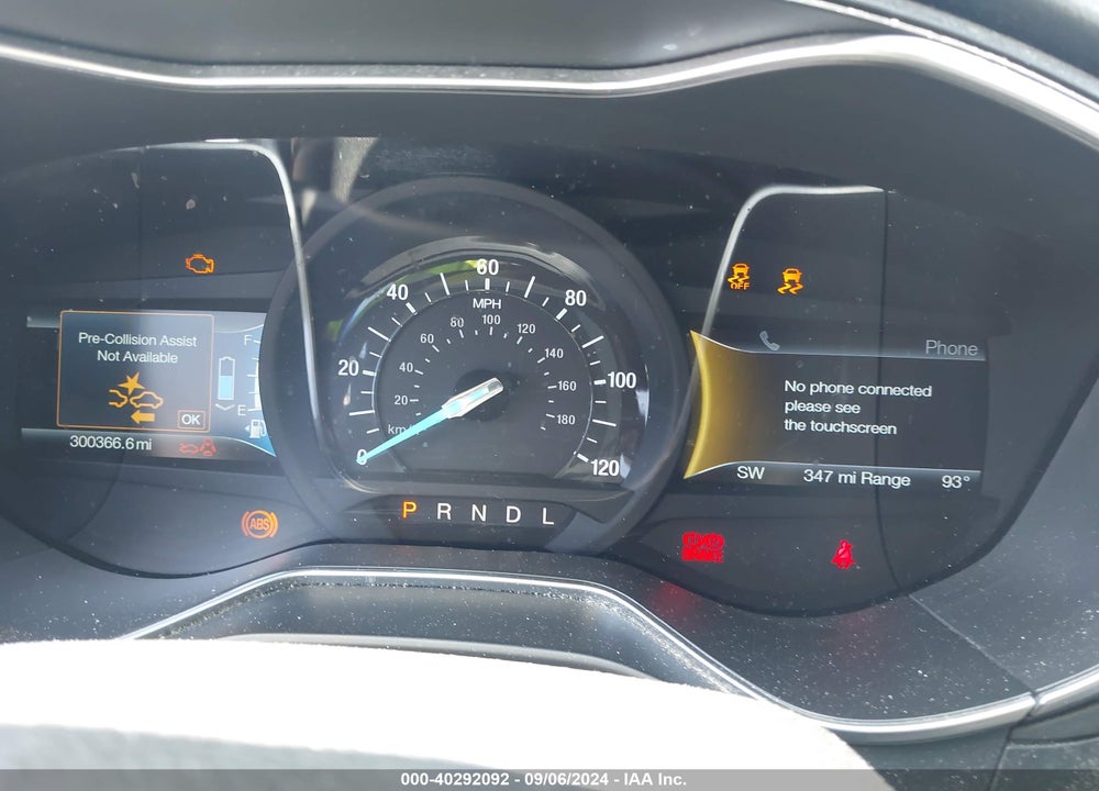 2016 FORD FUSION ENERGI TITANIUM VIN: 3FA6P0SU2GR106245