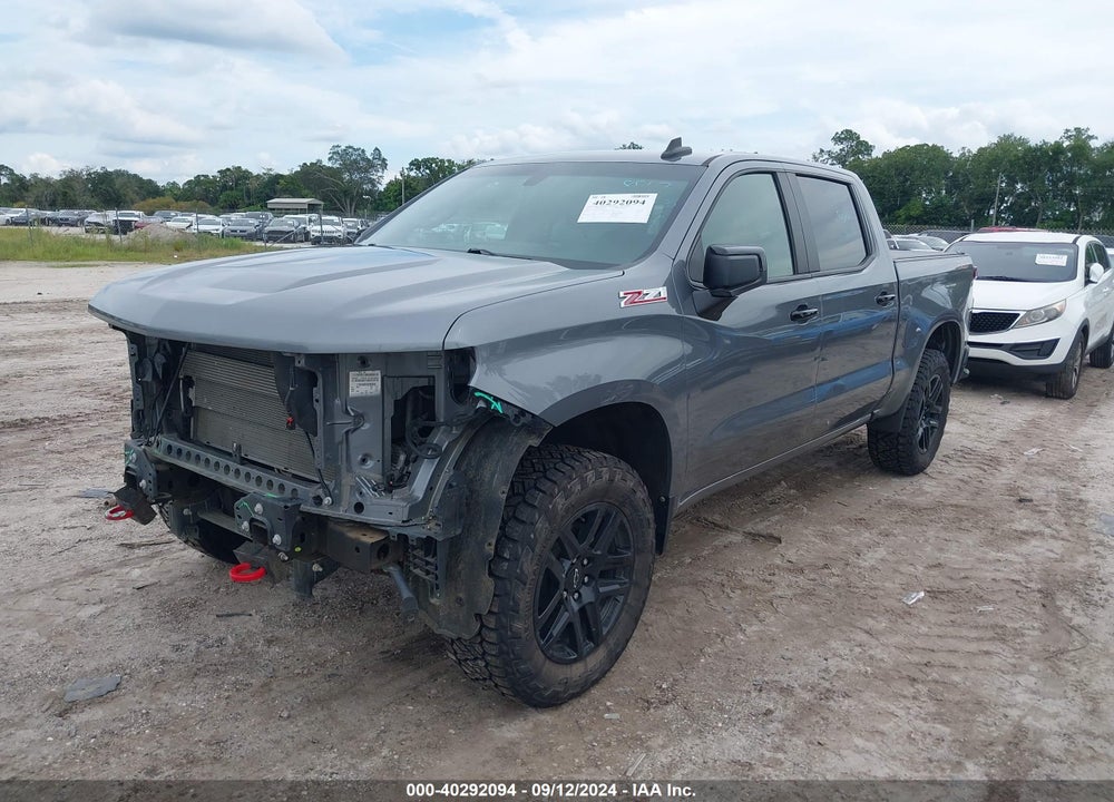 2021 CHEVROLET SILVERADO 1500 4WD SHORT BED LT TRAIL BOSS VIN: 1GCPYFEDXMZ291730
