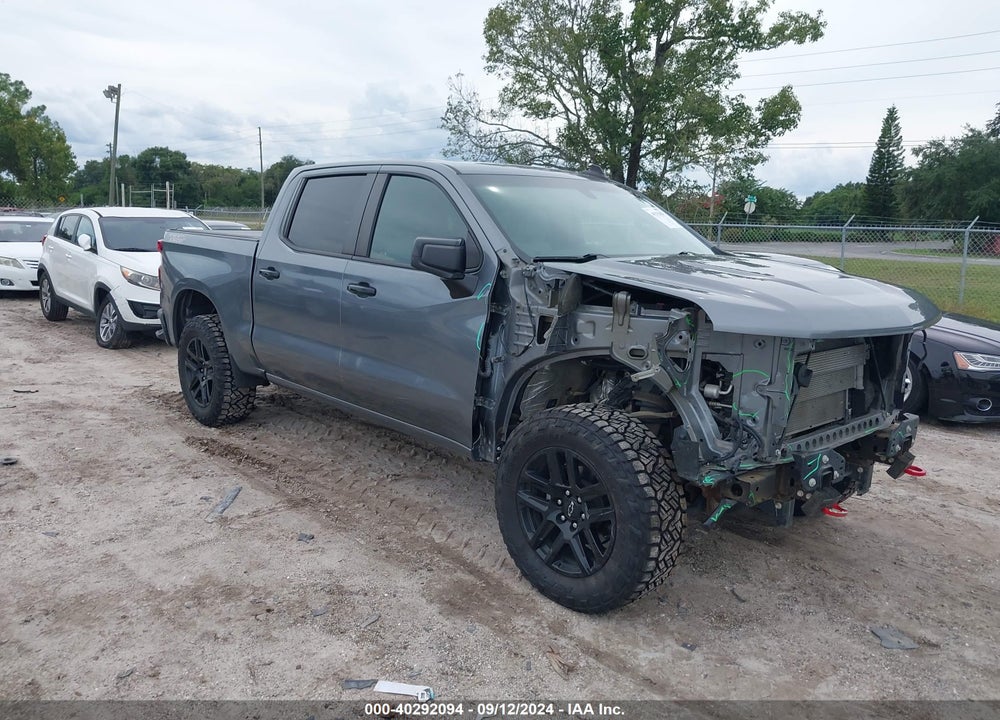2021 CHEVROLET SILVERADO 1500 4WD SHORT BED LT TRAIL BOSS VIN: 1GCPYFEDXMZ291730