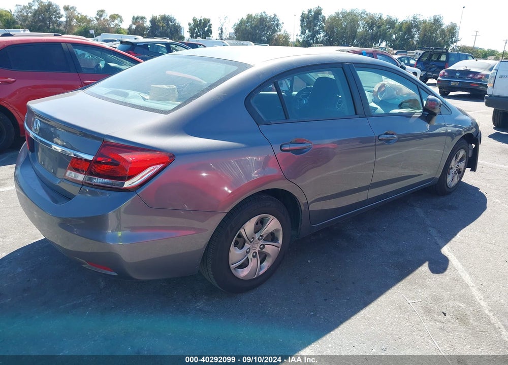 2015 HONDA CIVIC LX VIN: 19XFB2F5XFE200225