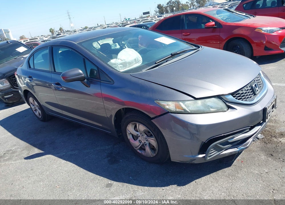 2015 HONDA CIVIC LX VIN: 19XFB2F5XFE200225