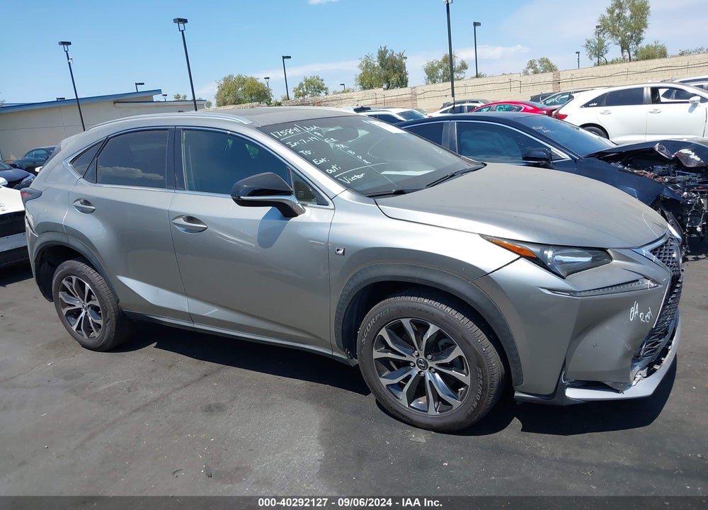 2017 LEXUS NX 200T F SPORT VIN: JTJYARBZ6H2085049