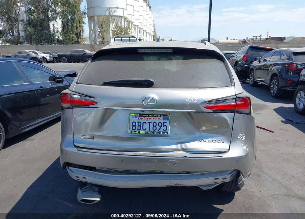 2017 LEXUS NX 200T F SPORT VIN: JTJYARBZ6H2085049