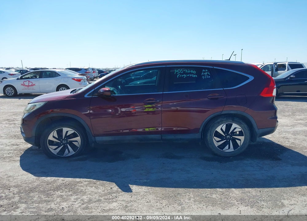 2016 HONDA CR-V TOURING VIN: 5J6RM3H96GL030302