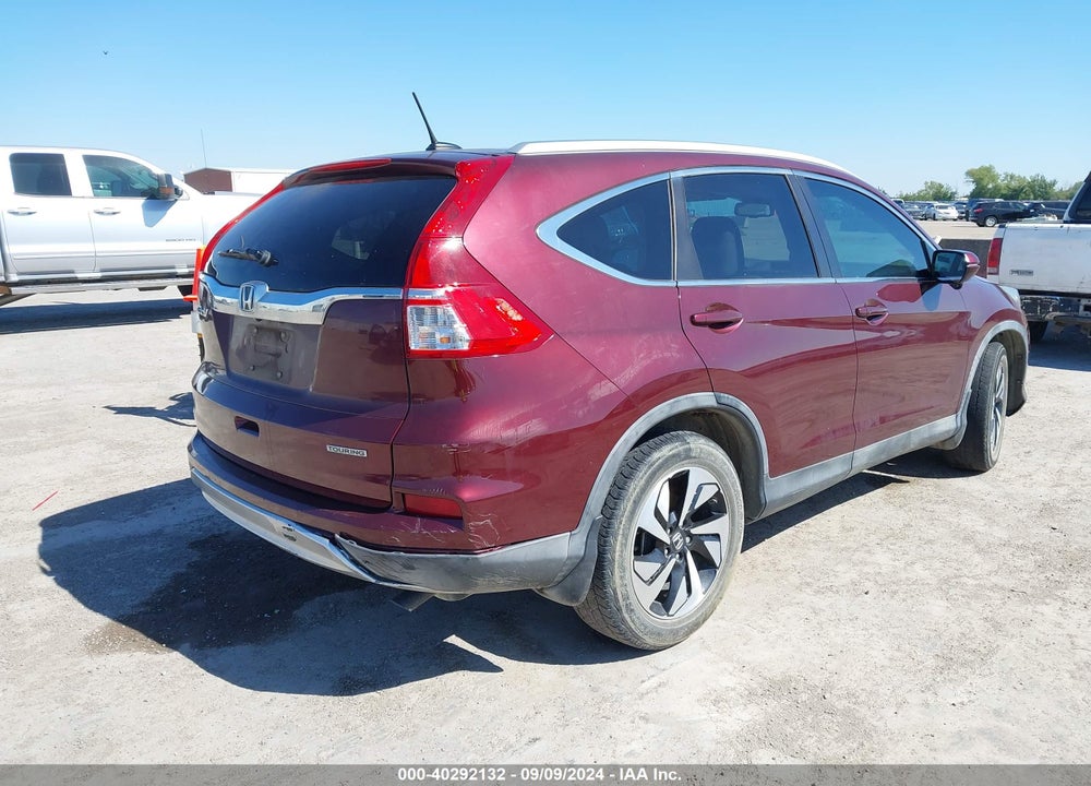 2016 HONDA CR-V TOURING VIN: 5J6RM3H96GL030302