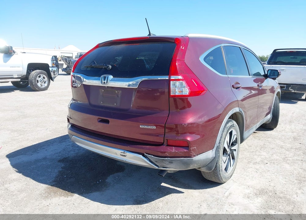 2016 HONDA CR-V TOURING VIN: 5J6RM3H96GL030302