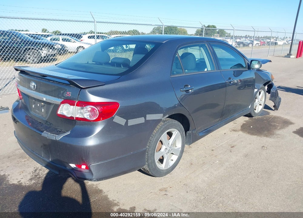 2013 TOYOTA COROLLA S VIN: 2T1BU4EE2DC114974
