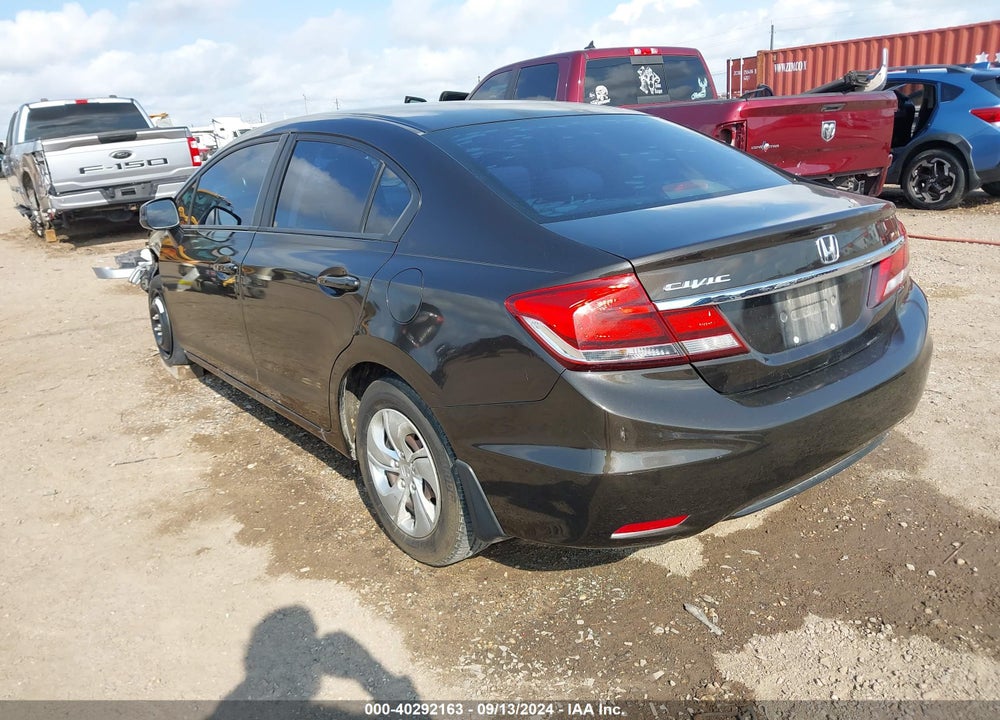 2013 HONDA CIVIC LX VIN: 2HGFB2F52DH552346
