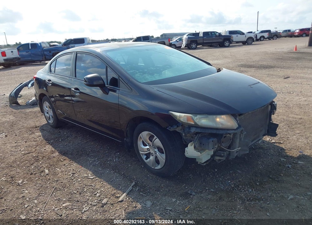 2013 HONDA CIVIC LX VIN: 2HGFB2F52DH552346