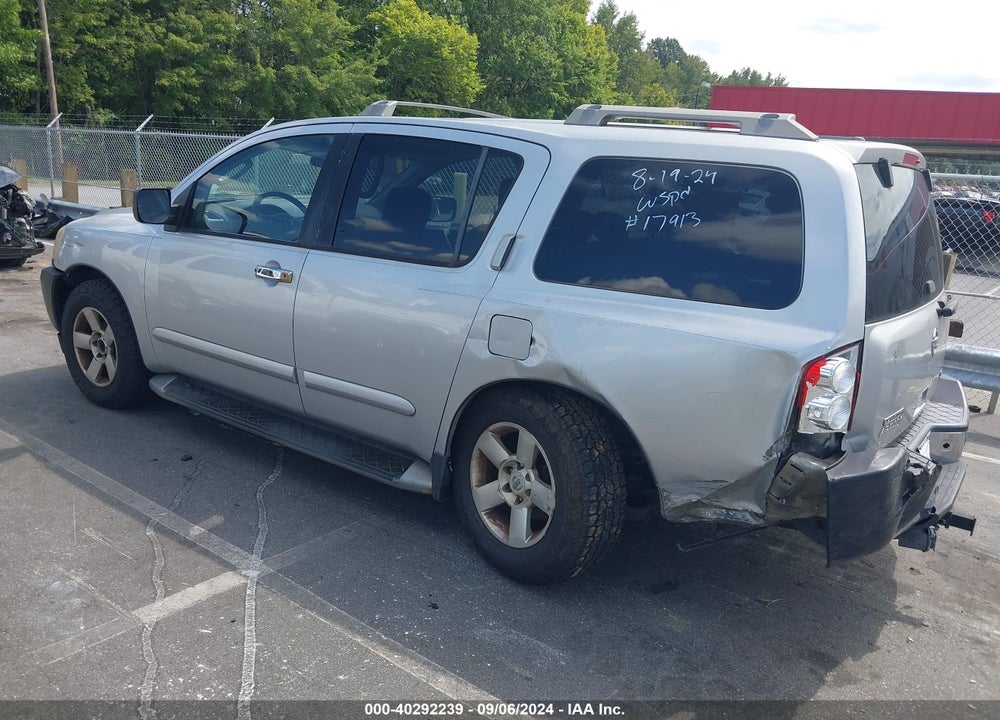2004 NISSAN PATHFINDER ARMADA SE VIN: 5N1AA08A14N723472