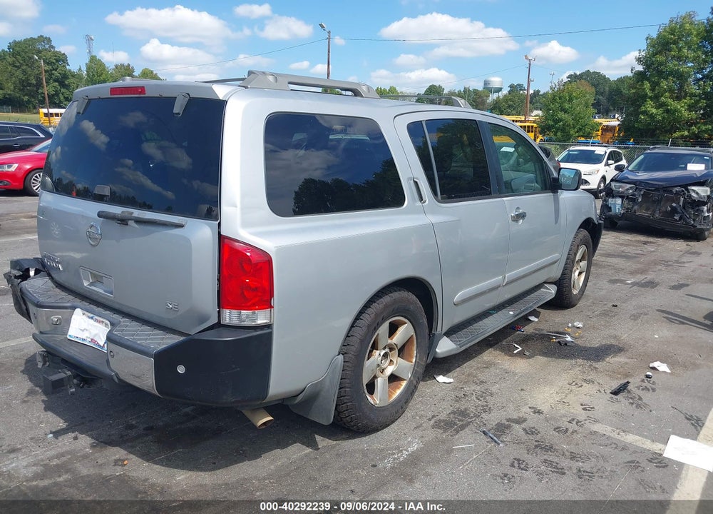 2004 NISSAN PATHFINDER ARMADA SE VIN: 5N1AA08A14N723472