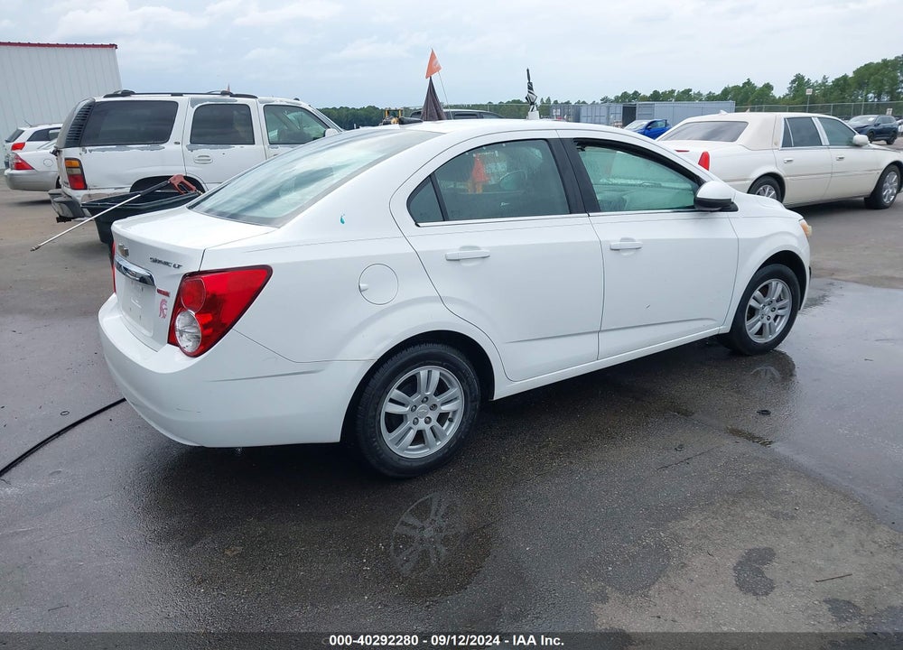 2014 CHEVROLET SONIC LT AUTO VIN: 1G1JC5SB6E4167849