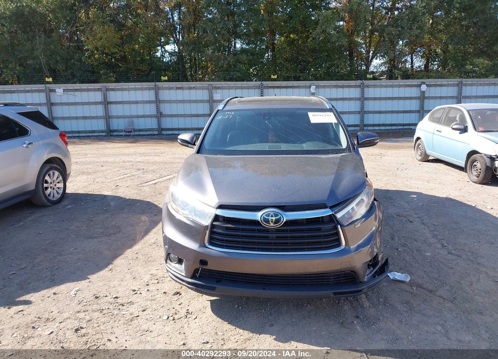 2016 TOYOTA HIGHLANDER LIMITED PLATINUM V6 VIN: 5TDDKRFH0GS269264