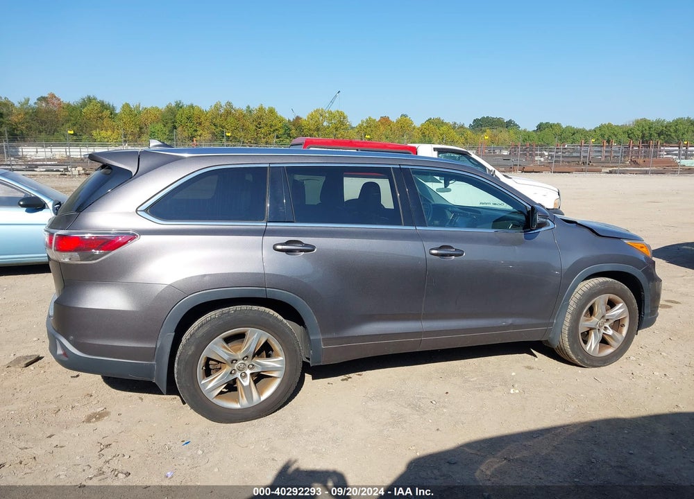 2016 TOYOTA HIGHLANDER LIMITED PLATINUM V6 VIN: 5TDDKRFH0GS269264