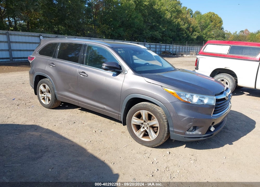2016 TOYOTA HIGHLANDER LIMITED PLATINUM V6 VIN: 5TDDKRFH0GS269264