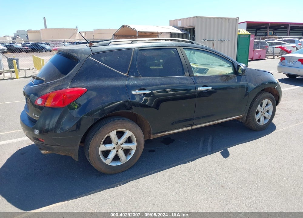 2009 NISSAN MURANO S VIN: JN8AZ18W59W200248