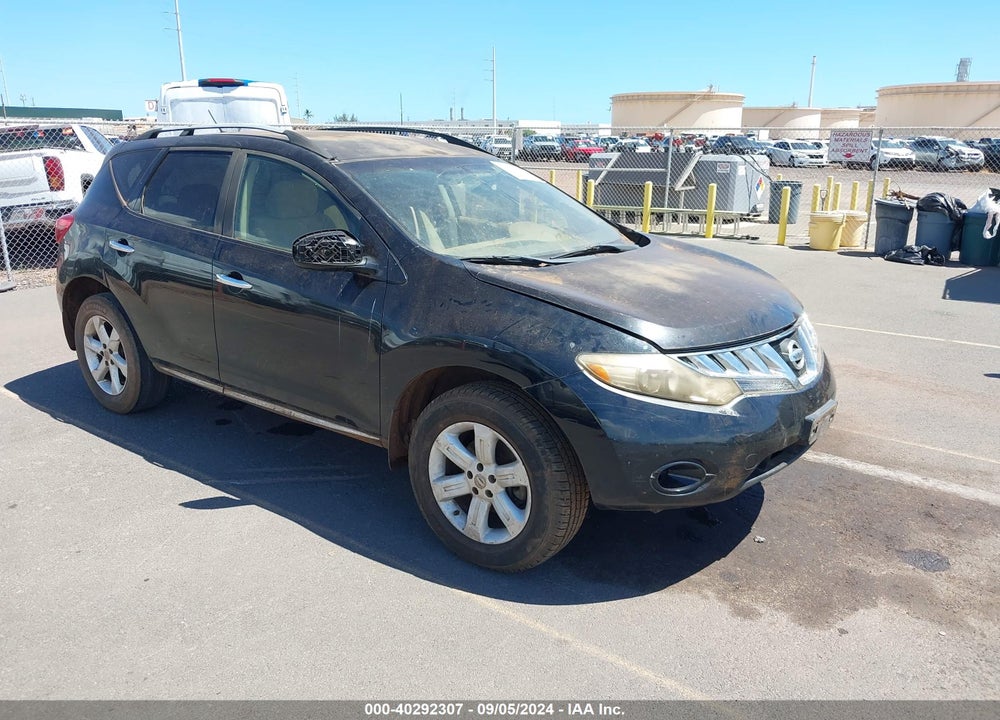 2009 NISSAN MURANO S VIN: JN8AZ18W59W200248