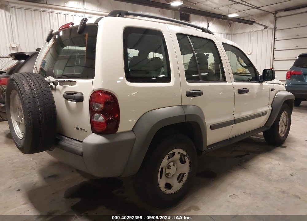 2005 JEEP LIBERTY SPORT VIN: 1J4GK48K45W620077