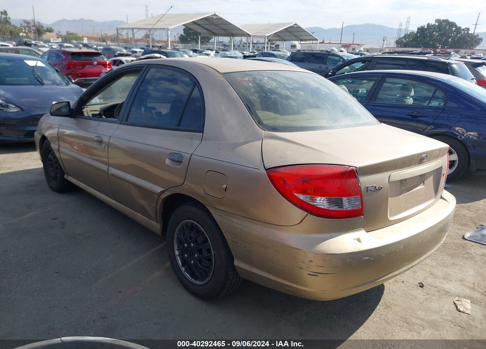 2003 KIA RIO VIN: KNADC125136253186